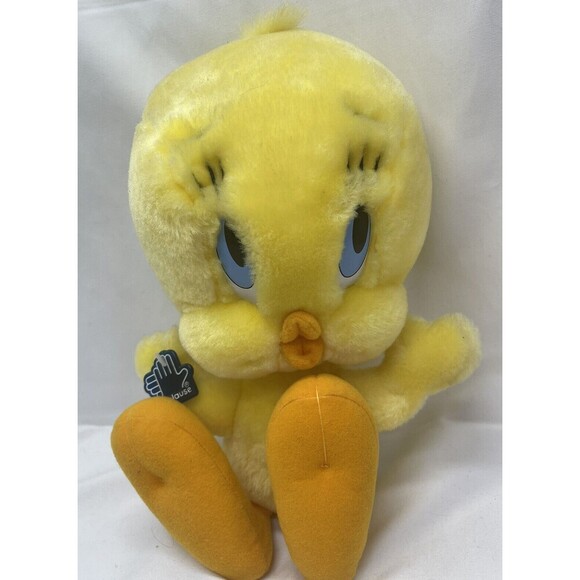 Applause Looney Tunes Talking Tweety Bird Plush Stuffed Animal Sounds 14” 1997 - Picture 1 of 14